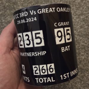 personalised batting partnership mug
